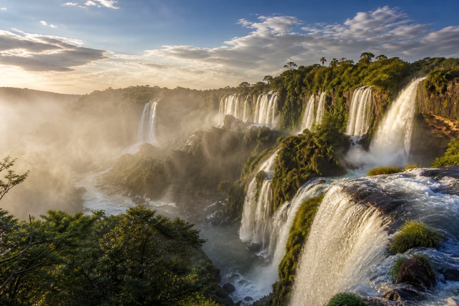 Cataratas de Iguaçu rodeadas por selva atlántica