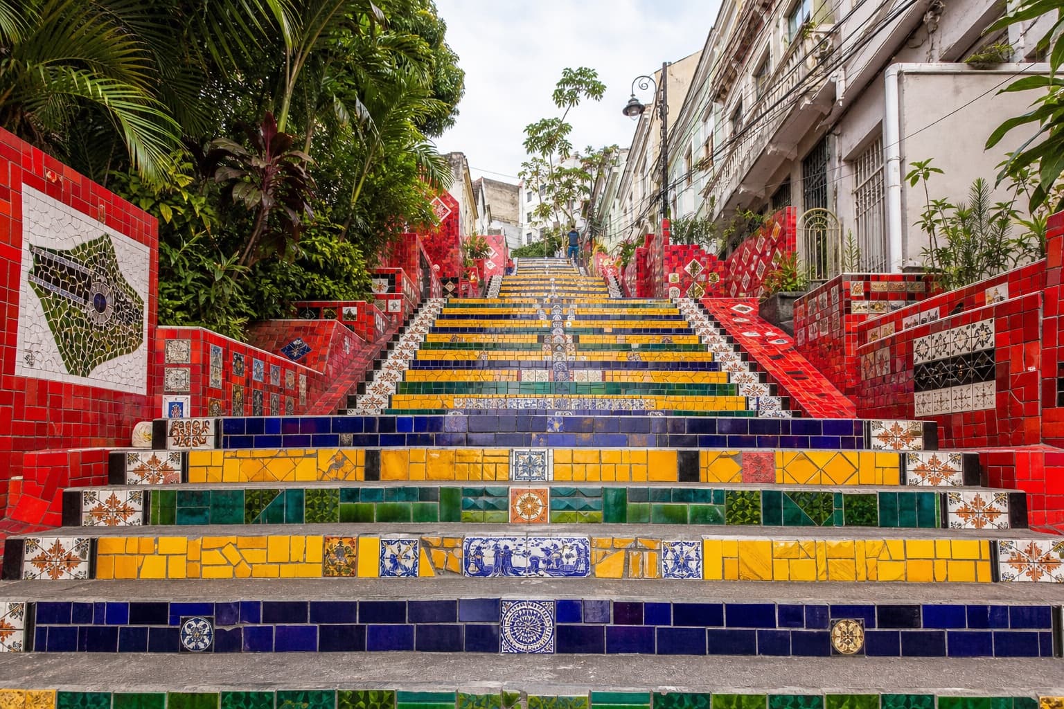 Escaleras de Selarón en Río de Janeiro