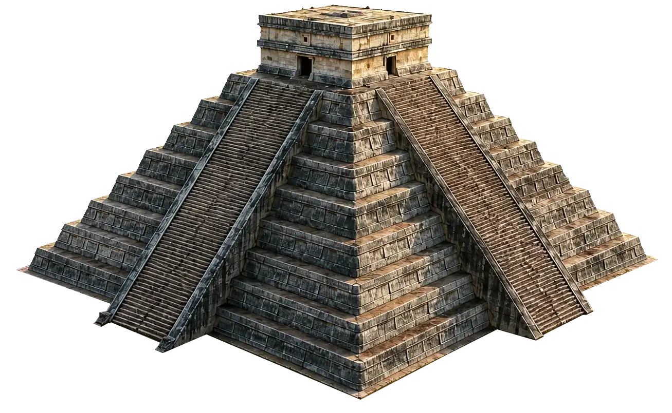 Pirámide de Kukulkán en Chichén Itzá